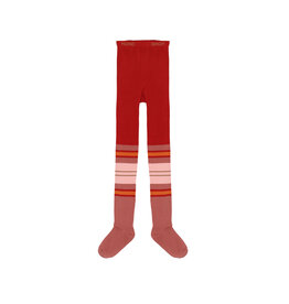 Nono Rachel Striped Coloblock Tight Samba Red