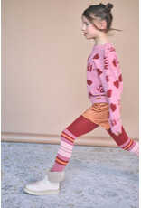 Nono Rachel Striped Coloblock Tight Samba Red