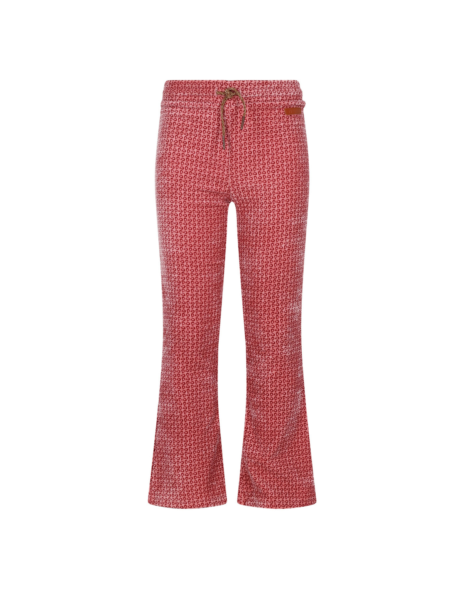 Nono Sady AOP Flared Velvet Jersey Pants Sunset Pink