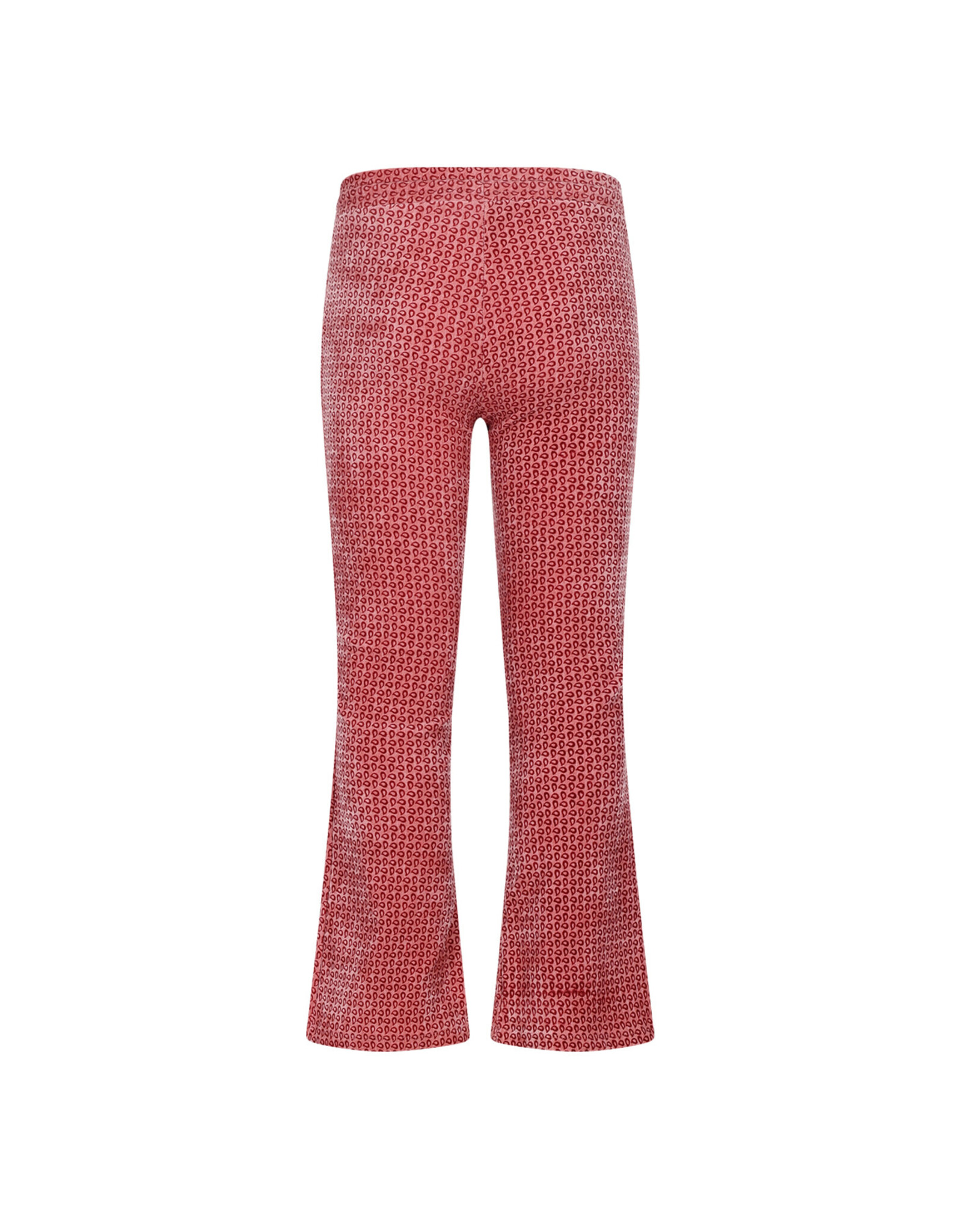 Nono Sady AOP Flared Velvet Jersey Pants Sunset Pink
