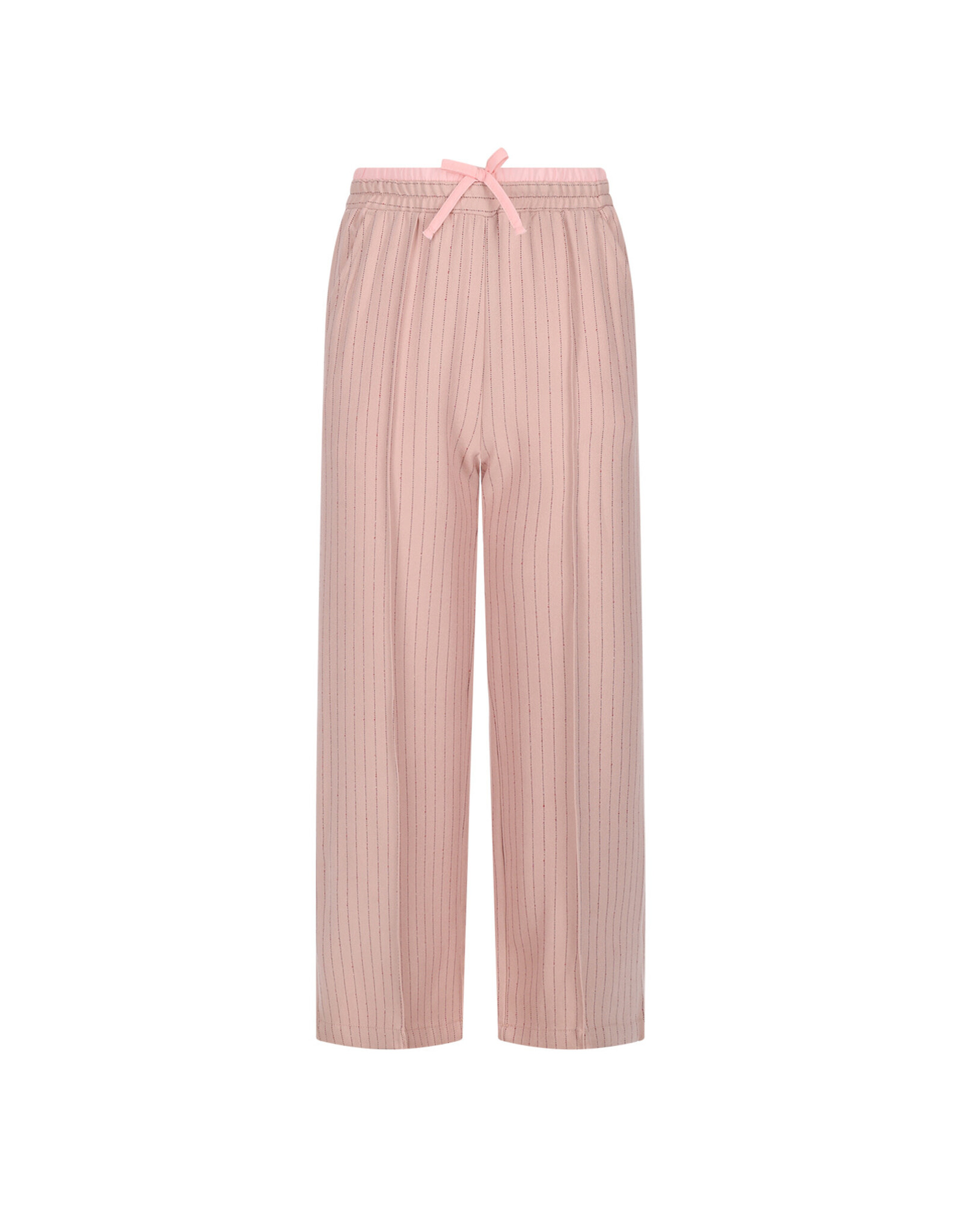 Nono Sarah Pinstripe Pants with contrast waistband Rosa