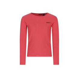 Nono Kyas Rib Jersey Top Samba Red
