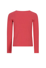 Nono Kyas Rib Jersey Top Samba Red