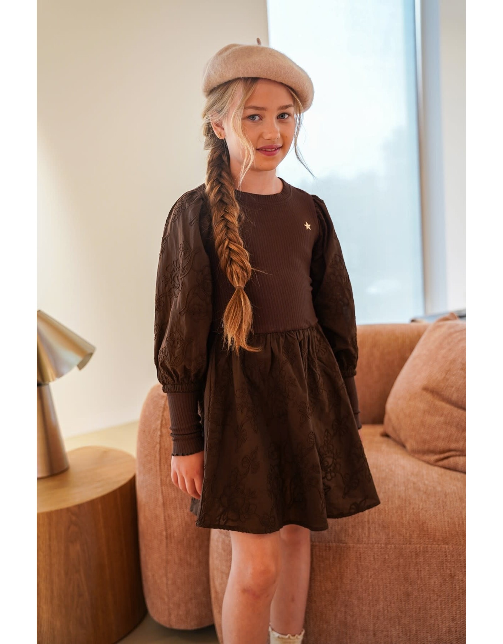 Like Flo Maddy Flo girls dress Choco