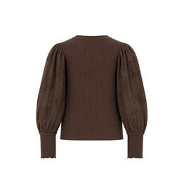 Like Flo Eloise Flo girls top Choco