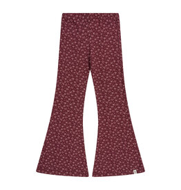 NAVY NATURAL Be flared burgundy leopard flower