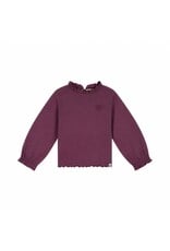 Stains & Stories girls t-shirt long sleeve Wine - Red