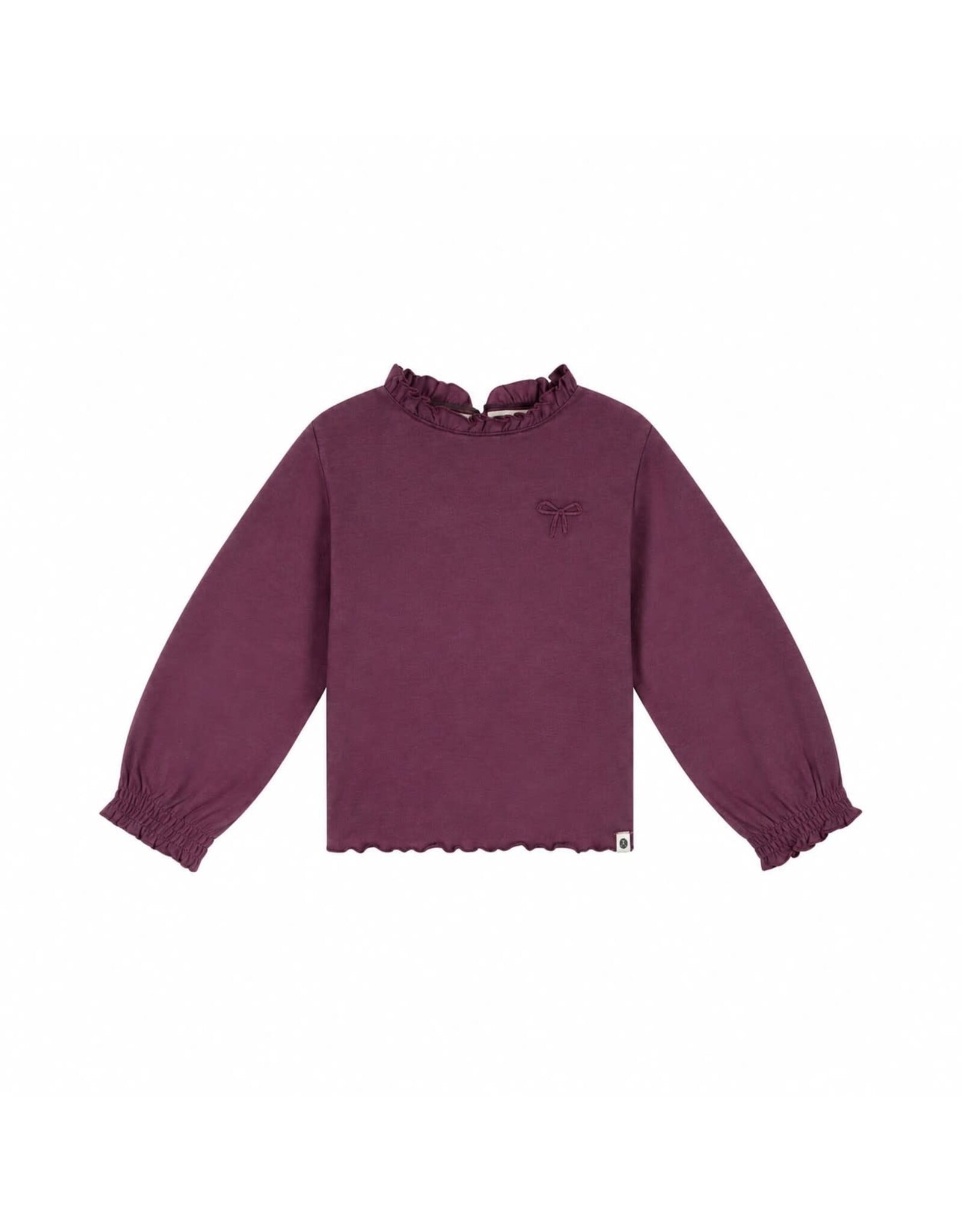 Stains & Stories girls t-shirt long sleeve Wine - Red