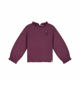 Stains & Stories girls t-shirt long sleeve Wine - Red