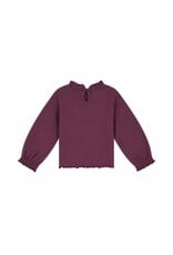 Stains & Stories girls t-shirt long sleeve Wine - Red
