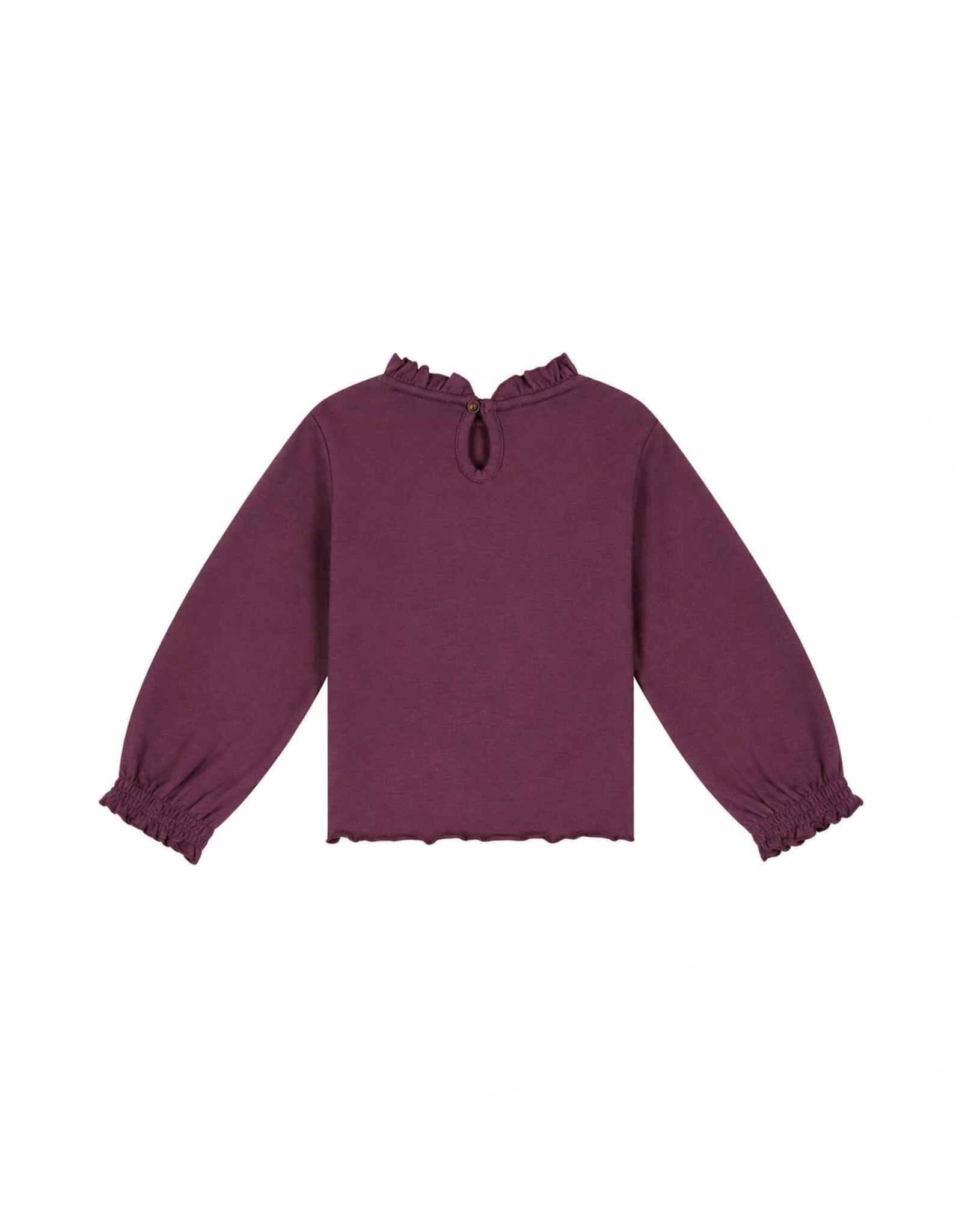 Stains & Stories girls t-shirt long sleeve Wine - Red