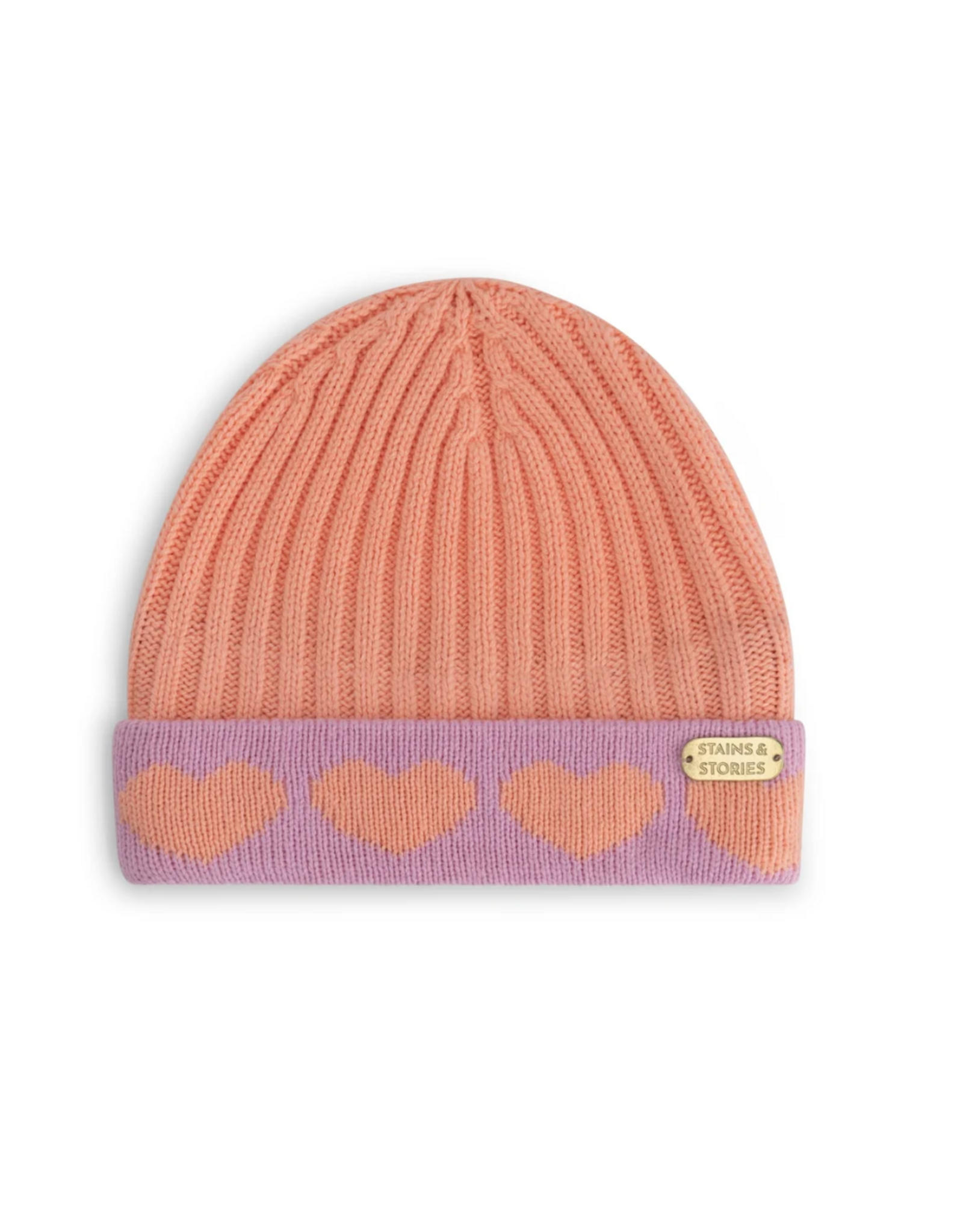 Stains & Stories girls hat Salmon