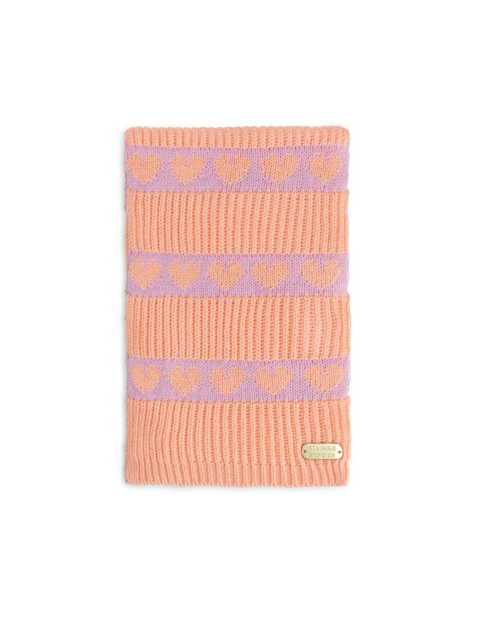 Stains & Stories girls scarf Salmon