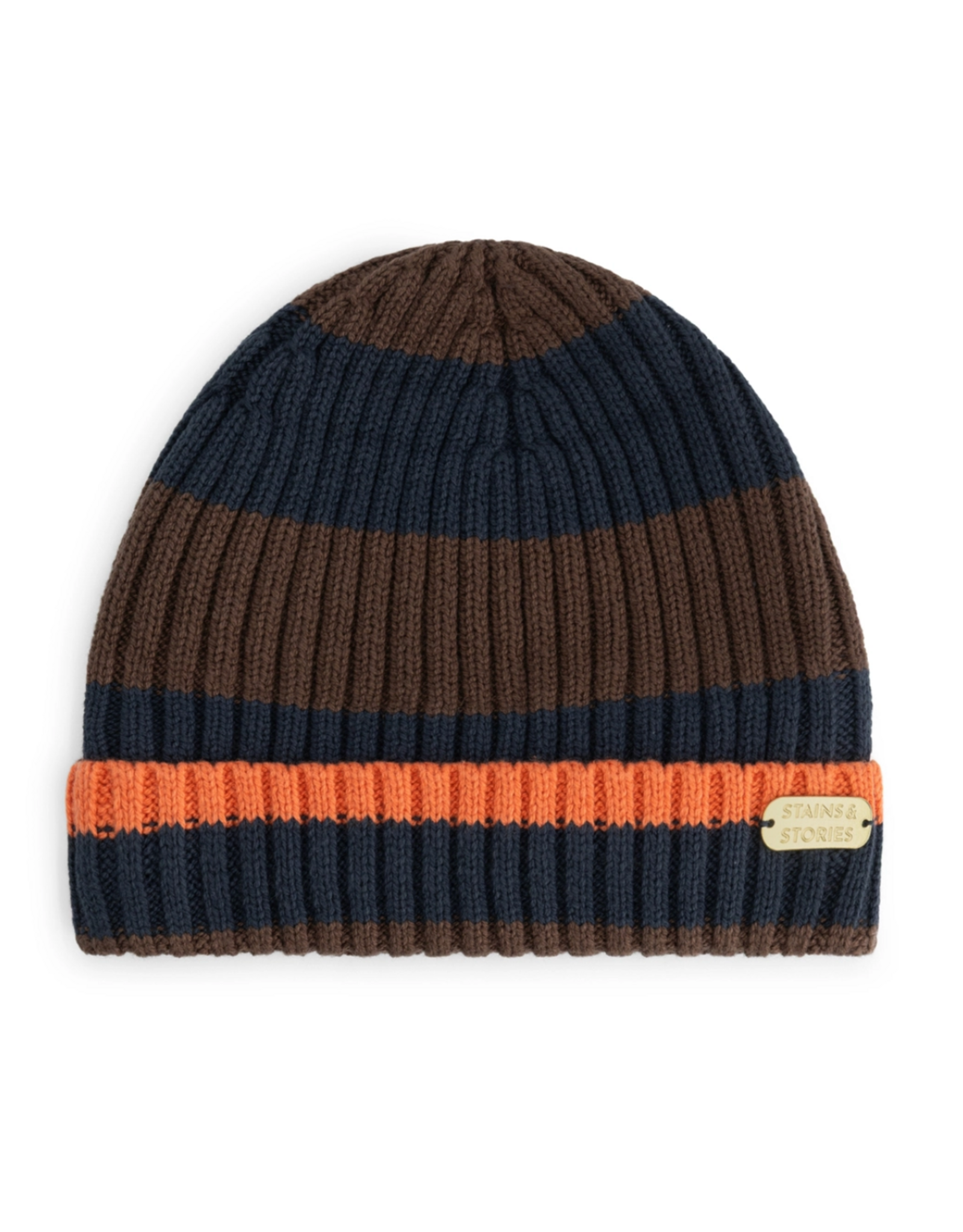 Stains & Stories boys hat Dark Brown