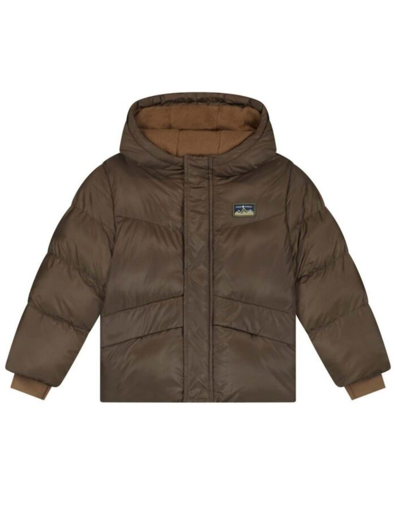 Stains & Stories boys winterjacket Dark Brown