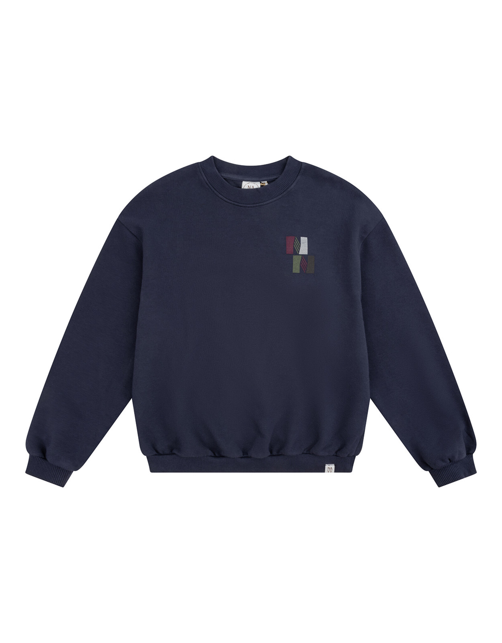 NAVY NATURAL Oversized sweater graphite NN