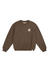 NAVY NATURAL Oversized sweater waves brown