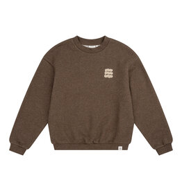 NAVY NATURAL Oversized sweater waves brown