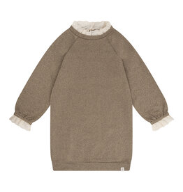 NAVY NATURAL Jackie dress glitter brown