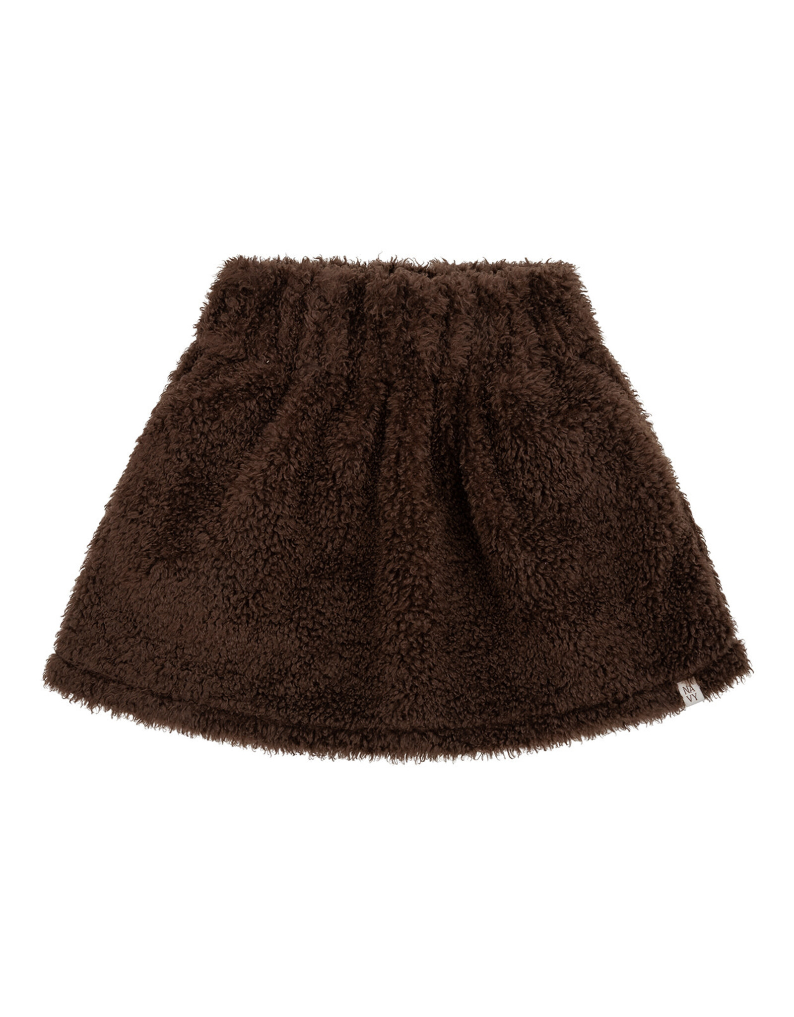 NAVY NATURAL Noe skirt teddy brown