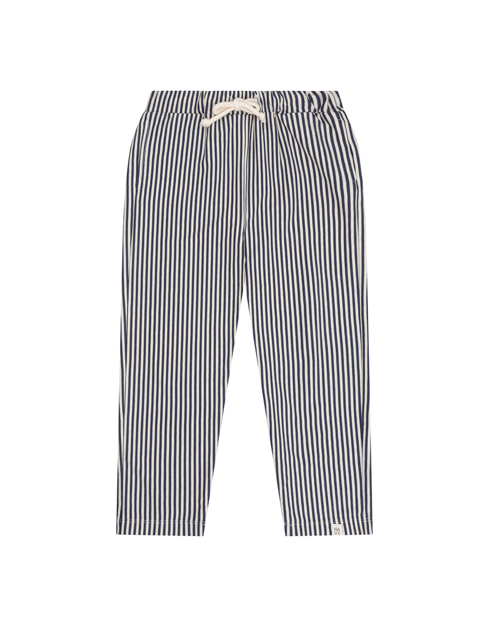 NAVY NATURAL Milly pants stipe ecru