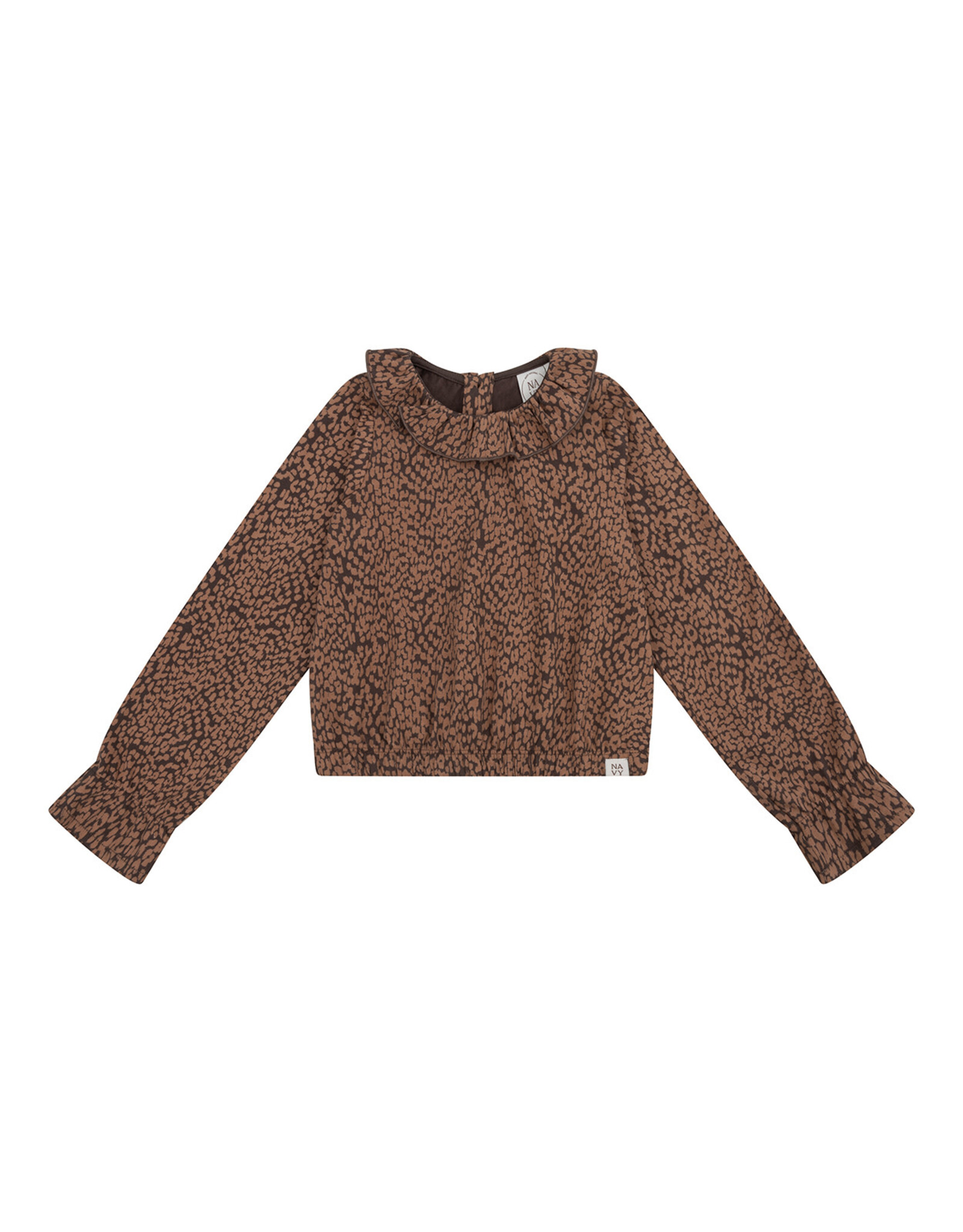 NAVY NATURAL Pippa top leopard brown