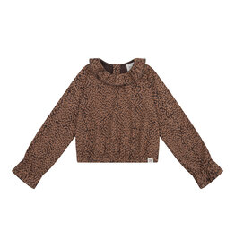NAVY NATURAL Pippa top leopard brown