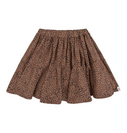 NAVY NATURAL Faith skirt leopard brown