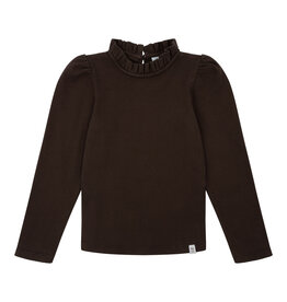 NAVY NATURAL Loulou top darkbrown