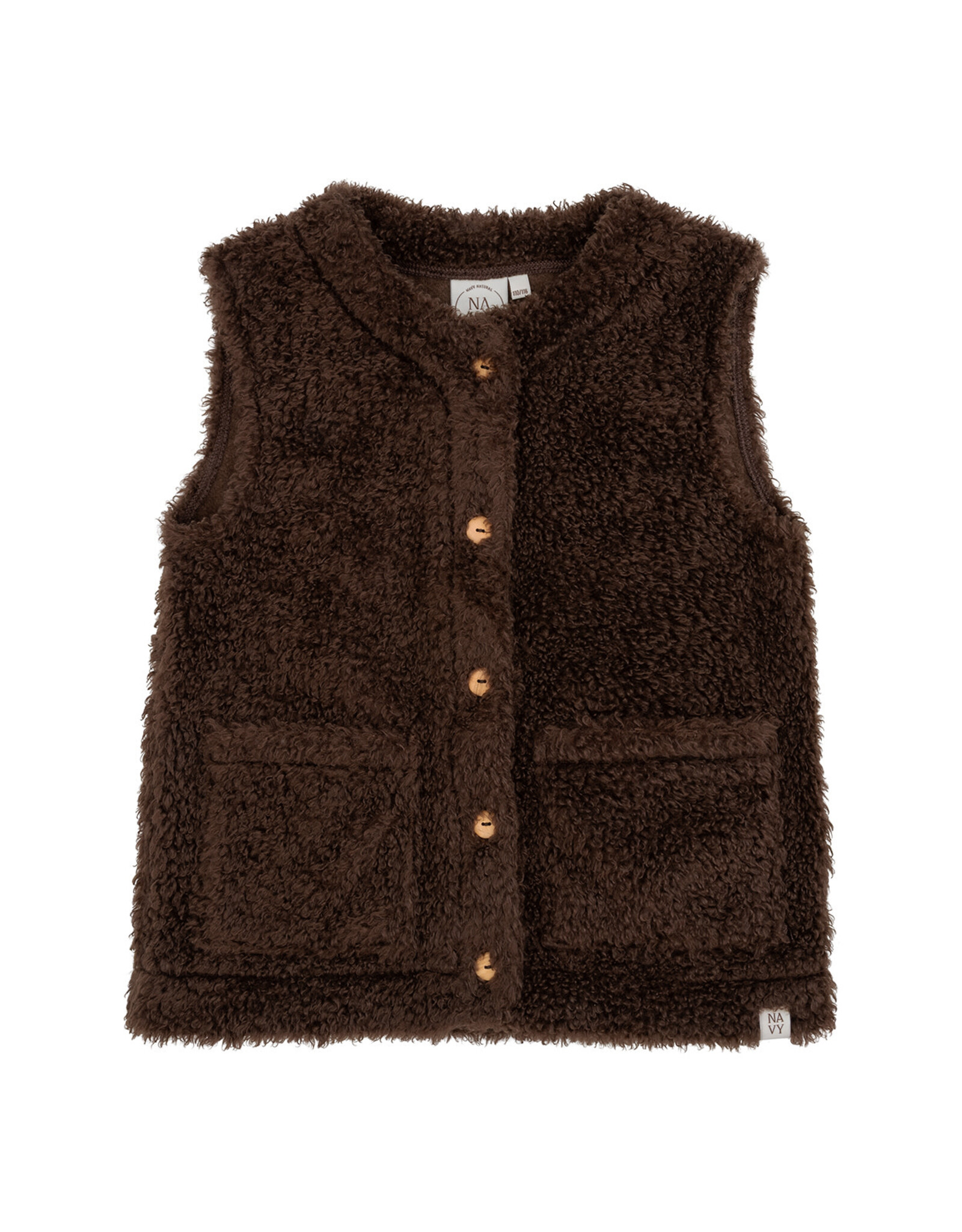 NAVY NATURAL Mex gillet teddy brown