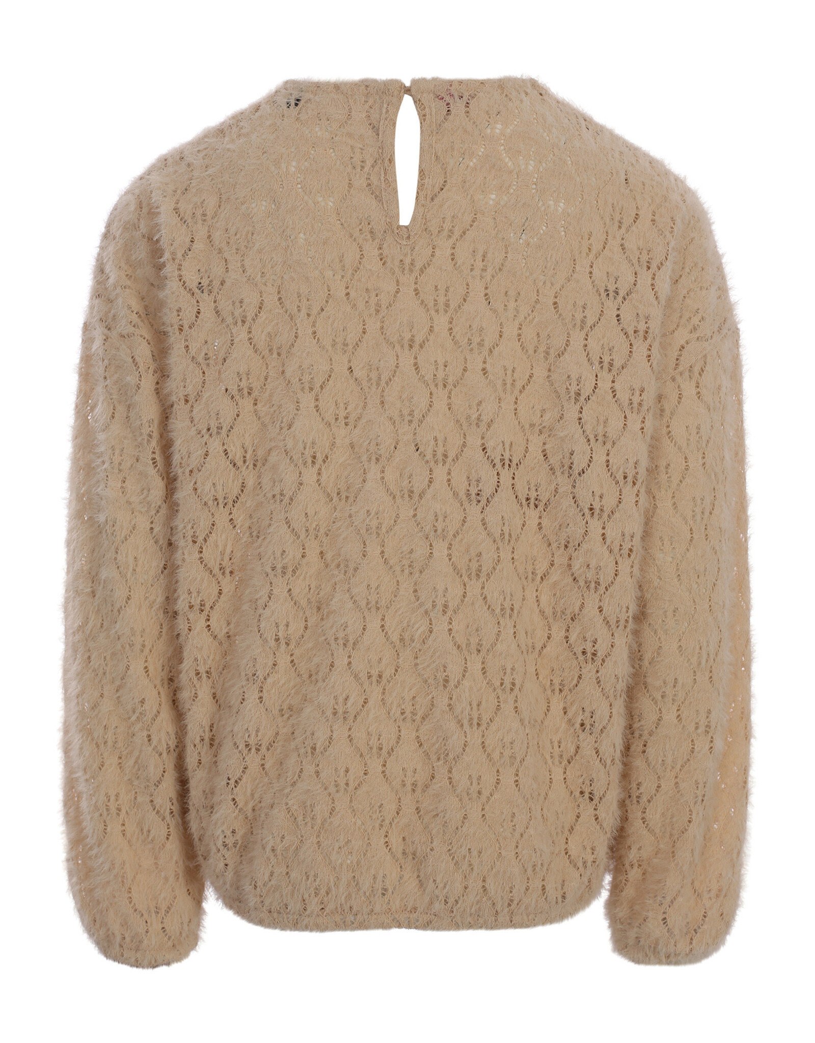 Little Looxs Little lace bow blouse Latte