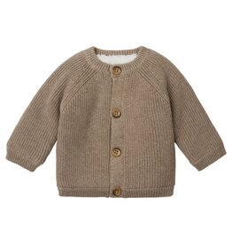 Noppies Cardigan knit Nevers Taupe Melange uni nos