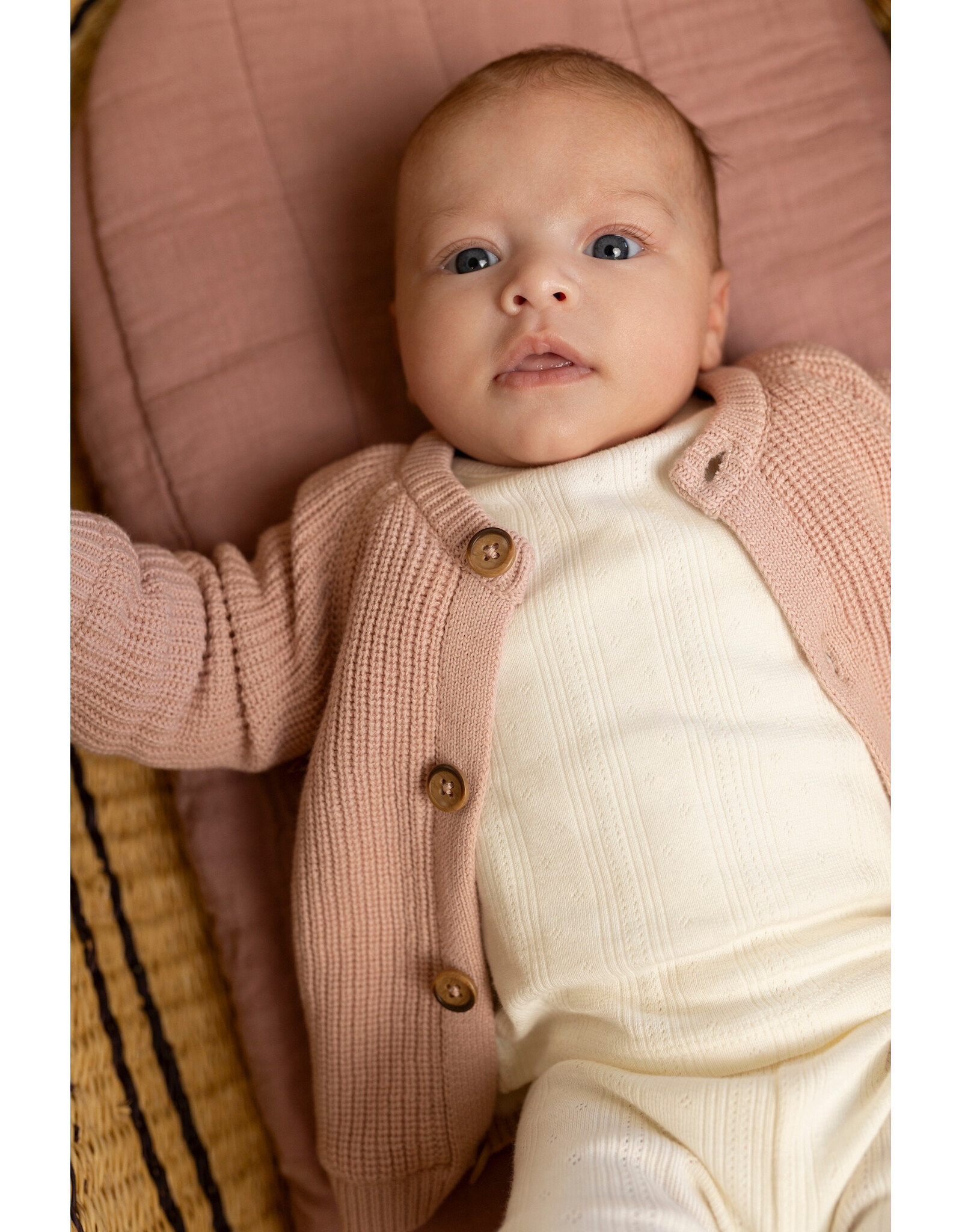 Noppies Cardigan knit Nevers Rose Smoke