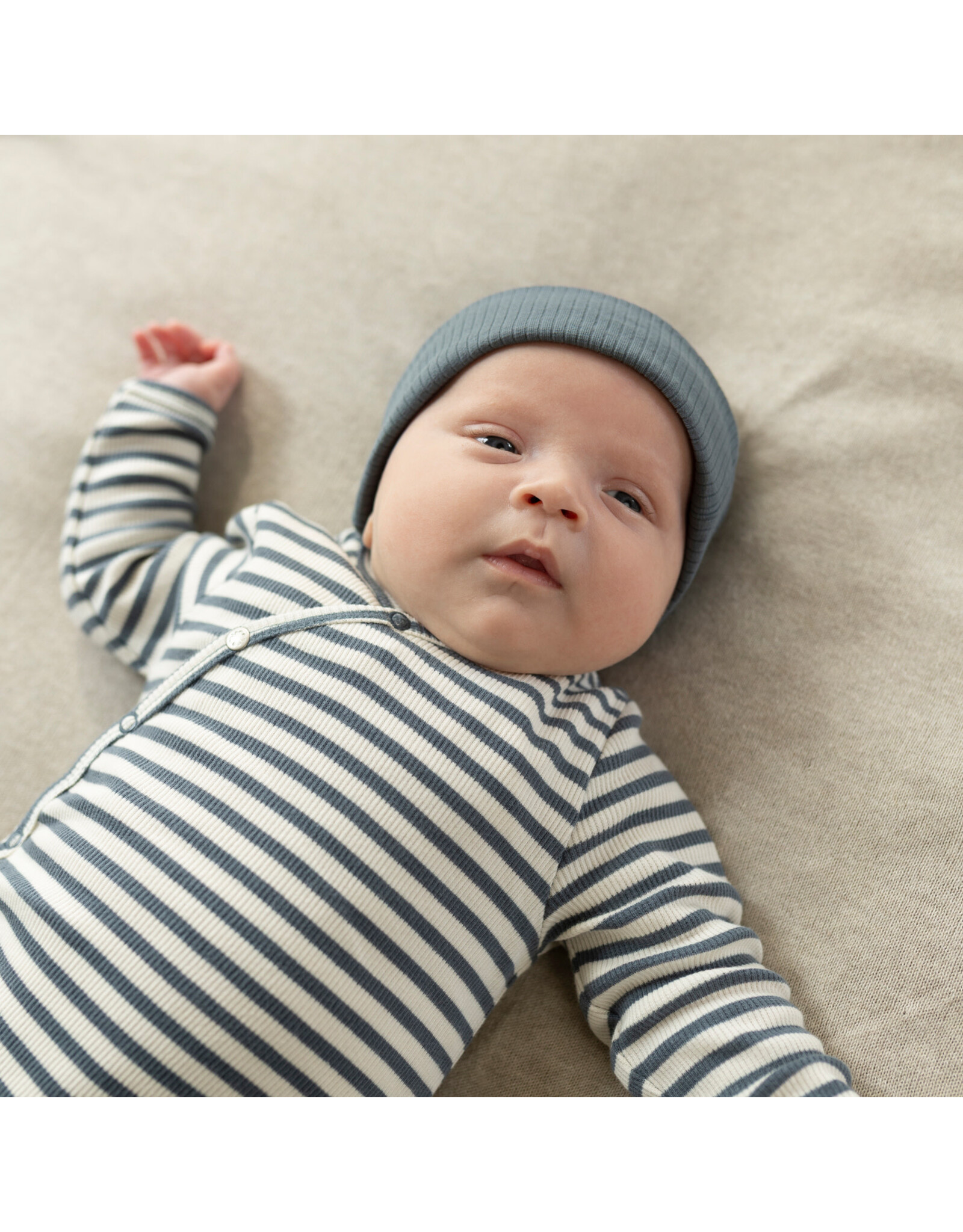 Noppies Playsuit LS Stripe Stormy Weather