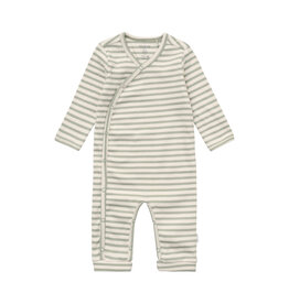 Noppies Playsuit LS Stripe Iceberg Green uni nos