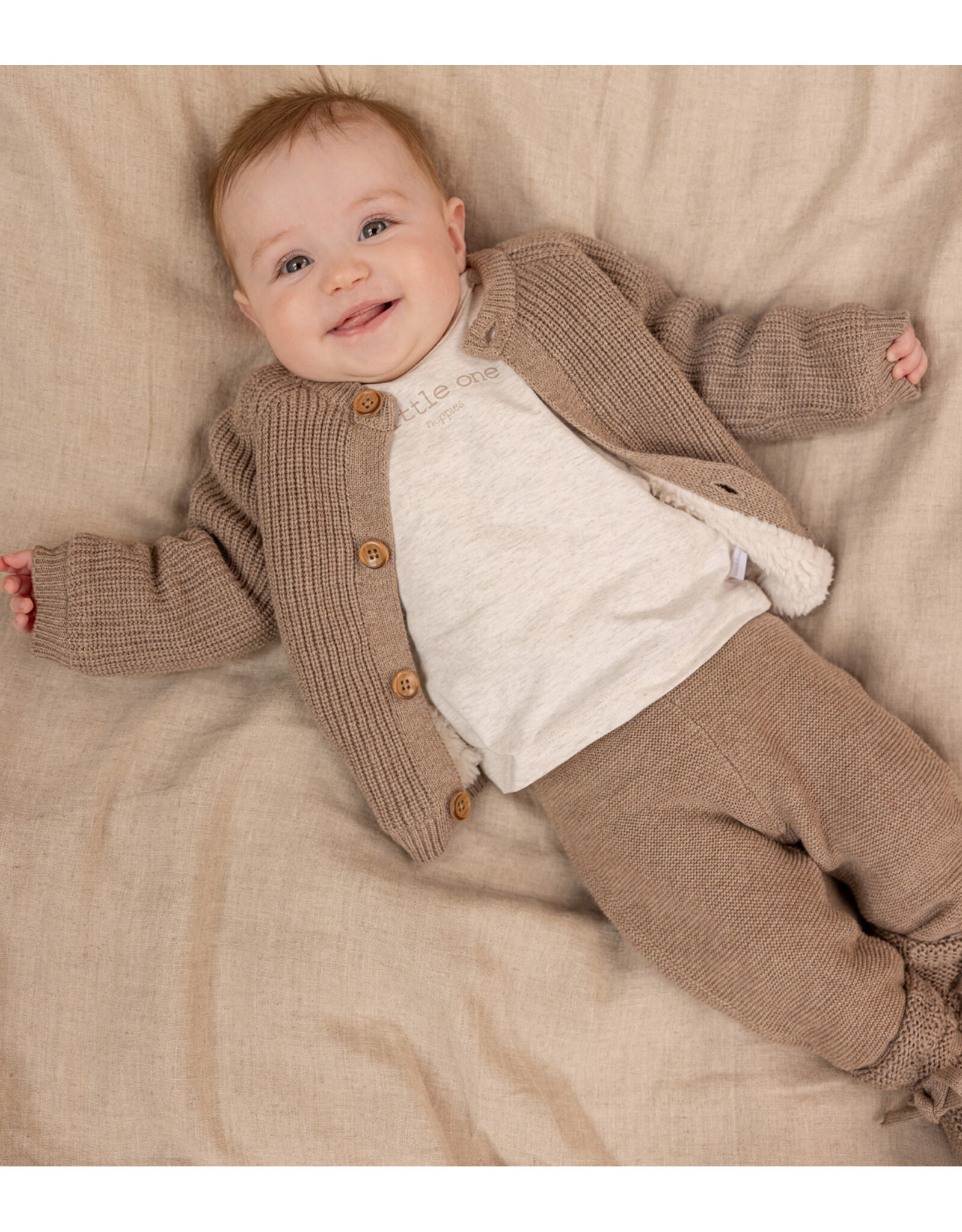 Noppies Cardigan knit Nevers Taupe Melange
