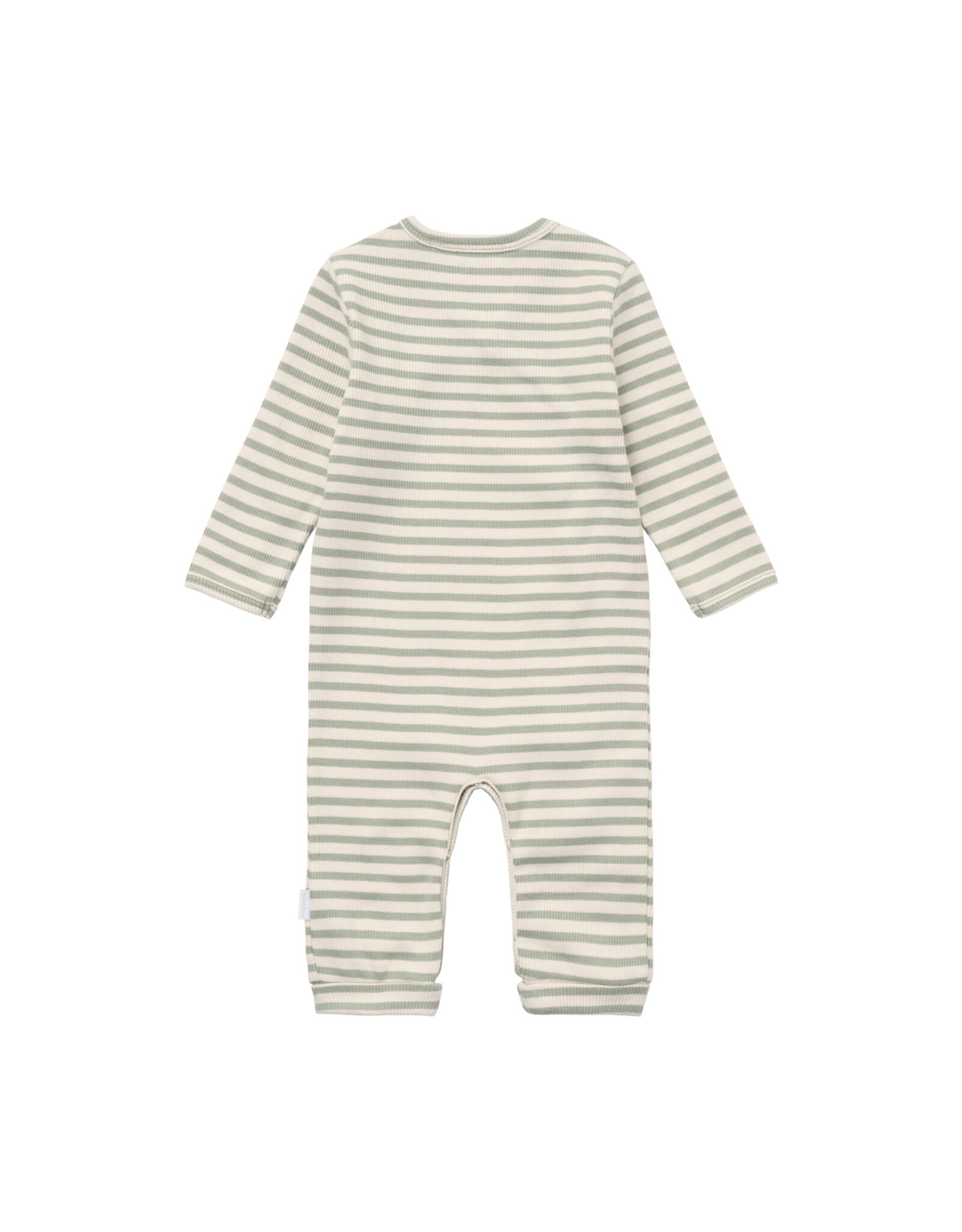 Noppies Playsuit LS Stripe Iceberg Green