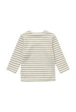 Noppies Top LS Stripe Iceberg Green