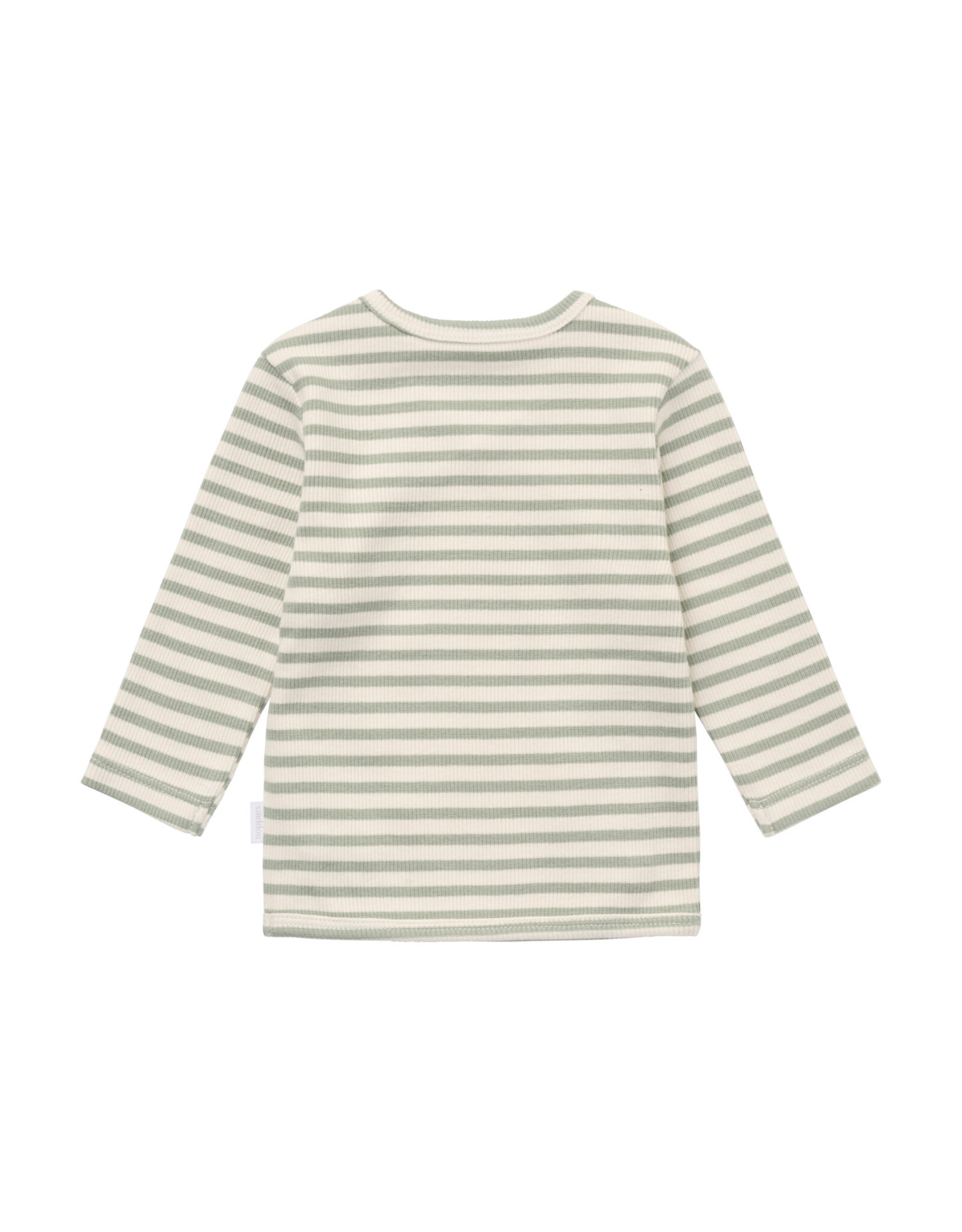 Noppies Top LS Stripe Iceberg Green