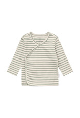 Noppies Top LS Stripe Iceberg Green