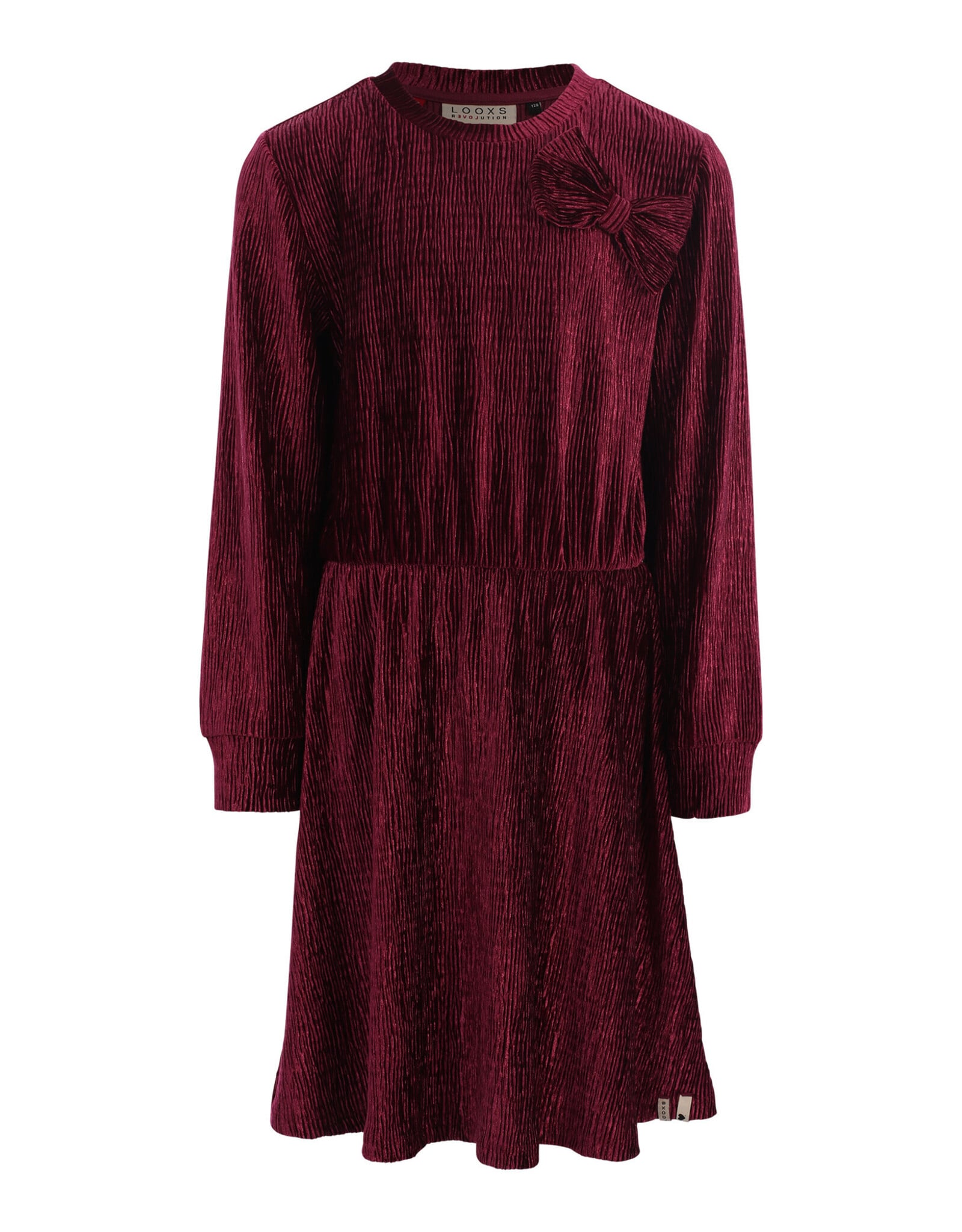 Little Looxs Little velvet dress Ruby red