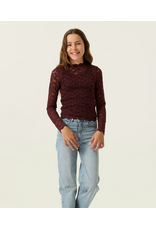 Garcia U262613_girls T-shirt ls dark cherry