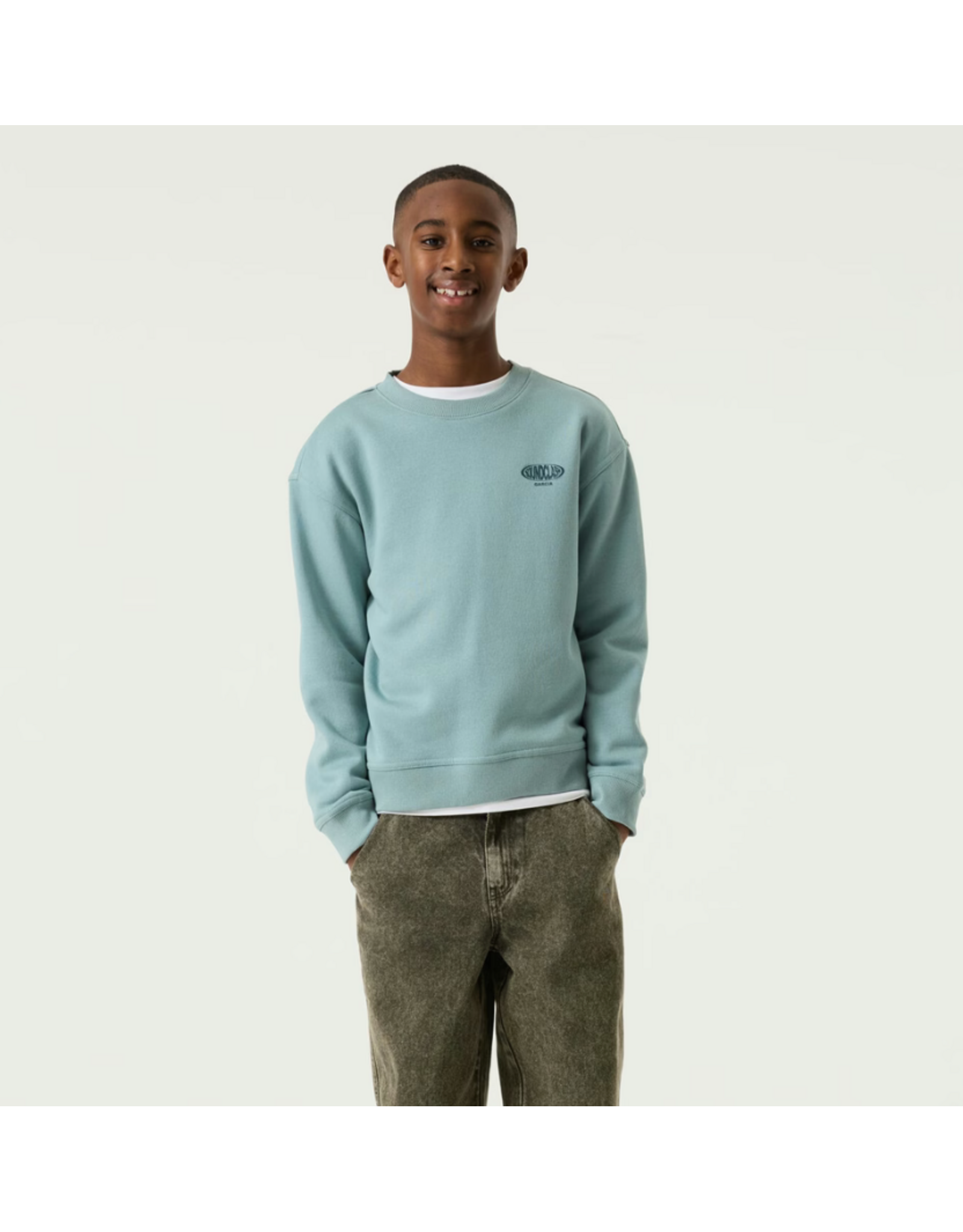 Garcia U263460_boys sweat  celadon