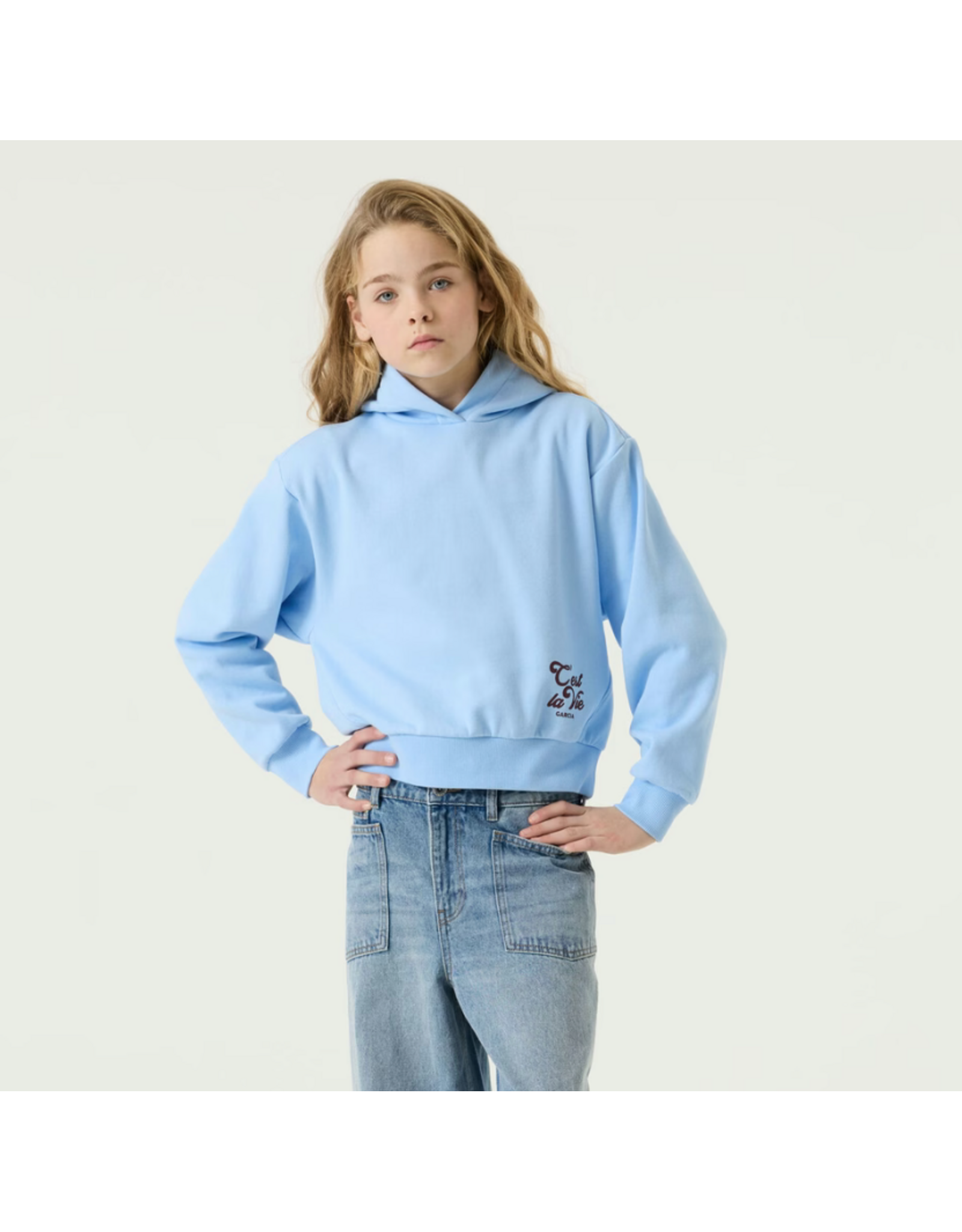 Garcia U262663_girls sweat alice blue