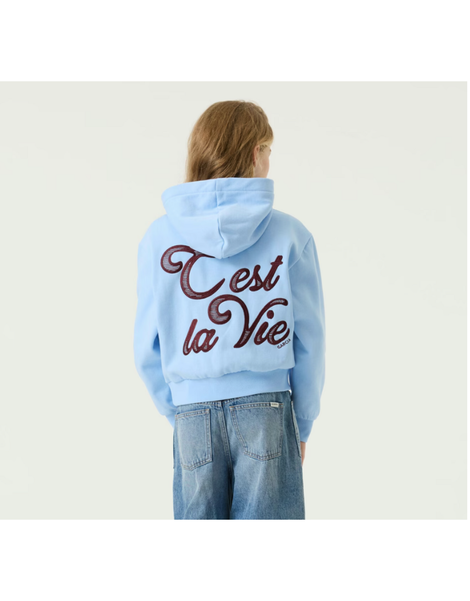 Garcia U262663_girls sweat alice blue
