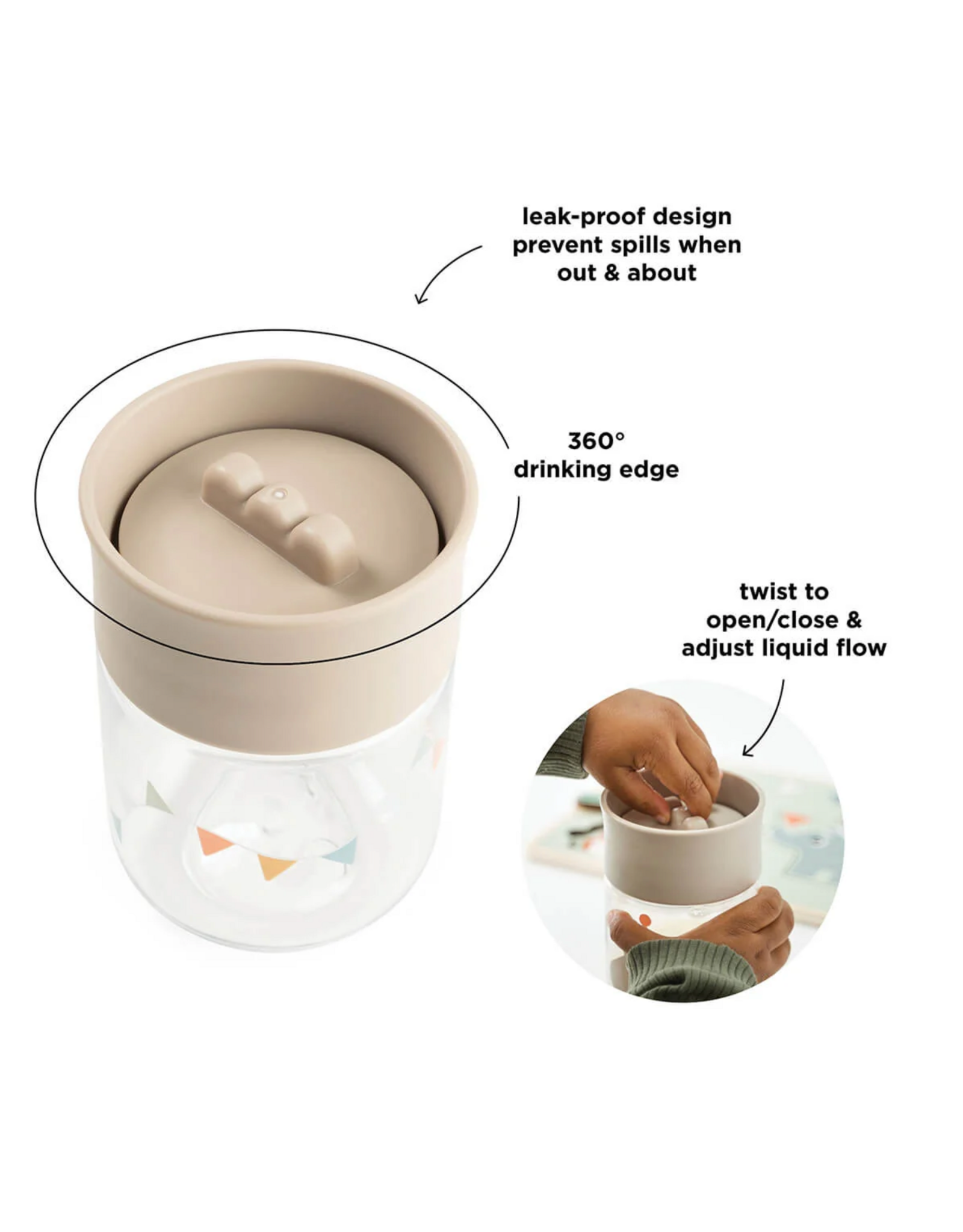 Done by Deer Learning cup 360 Celebration Sand