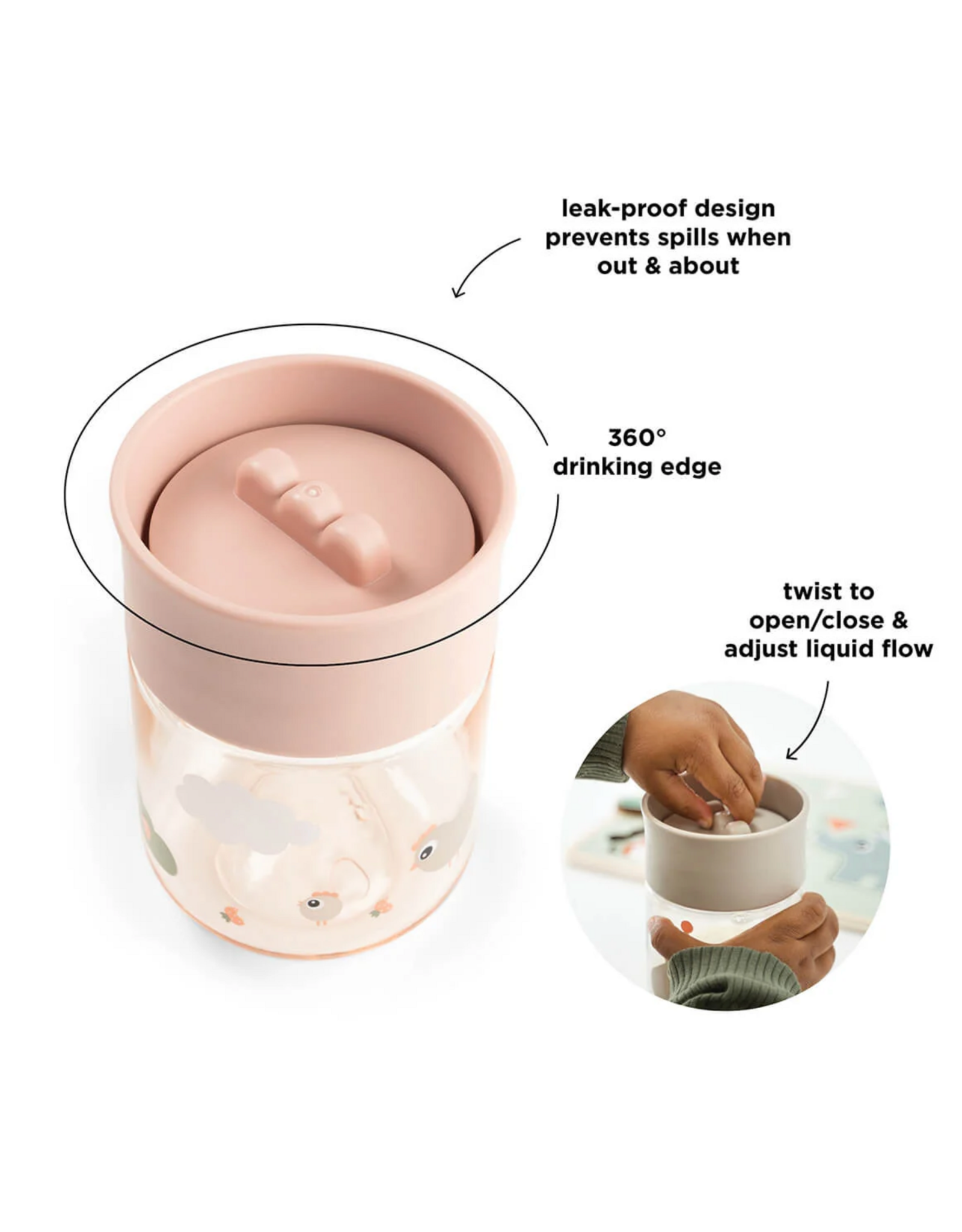 Done by Deer Learning cup 360 Tiny farm Powder