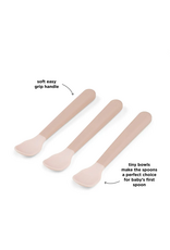 Done by Deer Foodie easy -grip baby spoon 3-pack Powder
