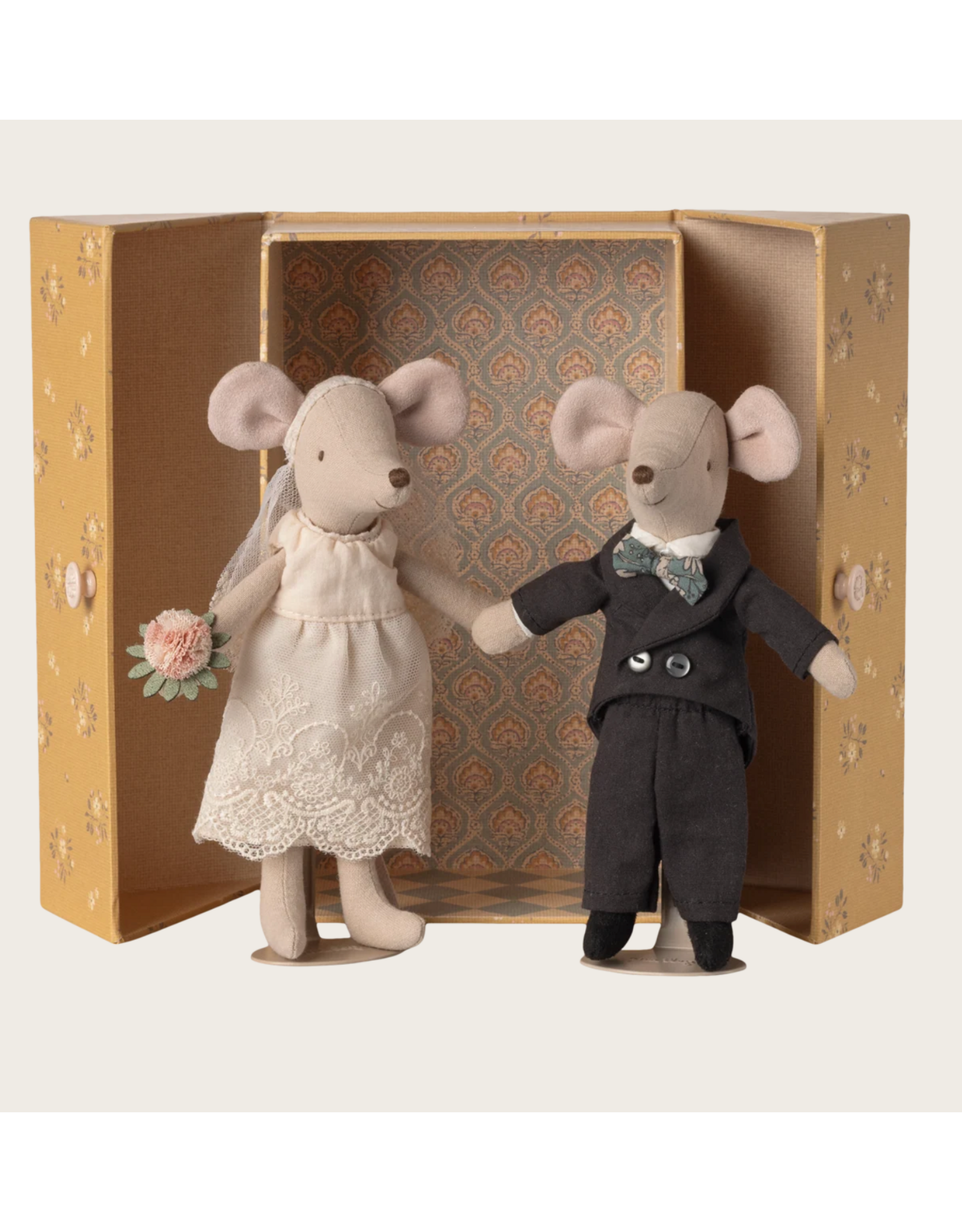 Maileg Wedding mice couple in box Mum and Dad
