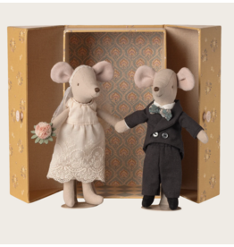 Maileg Wedding mice couple in box Mum and Dad